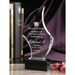 الجملة جائزة تذكارية مخصصة الصانع الصين مخصص الزجاج جائزة الكريستال الكأس