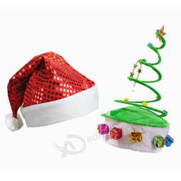 مخصص بالجملة قبعة عيد الميلاد سانتا قبعة وقبعة