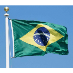 مشجعي كرة القدم العلم البوليستر البرازيل العلم بالجملة