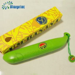 مخصص البلاستيك الموز شكل زجاجة مظلة