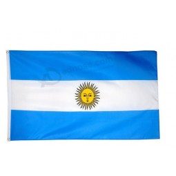الجملة العلم الأرجنتين - 3 × 5 قدم / 90 × 150 سم مع أي حجم