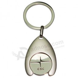 المعادن عملة حامل المفاتيح مع شعار مخصص للبيع