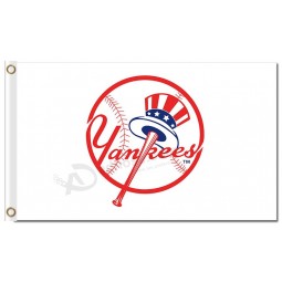 مخصص الراقية ملب نيويورك يانكيز 3'x5 'شعار البوليستر الأعلام