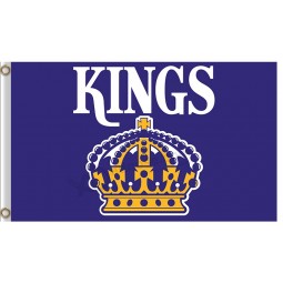 نهل لوس انجليس الملوك 3'x5'polyester أعلام الملوك التاج