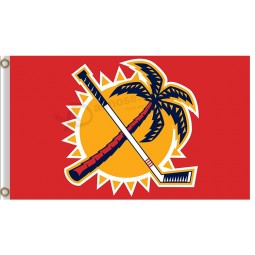 نهل فلوريدا الفهود 3'x5'polyester أعلام الهوكي ملصقا