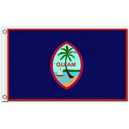الجملة أعلام الدولة والأراضي والمدينة غوام؟ 3'x5 'أعلام البوليستر