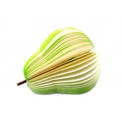 الايكولوجية-- ودية الملونة 3d الإعلان مذكرة وسادة شكل الفاكهة مذكرة الوسادة