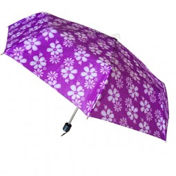 أعلى جودة الترويجية رخيصة مصغرة ثلاثة للطي مظلة مخصصة مع شعارك