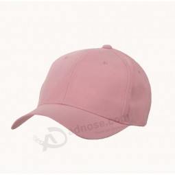 وردي اللون الترويجية مصنع رخيصة مخصص قبعة بيسبول للبيع