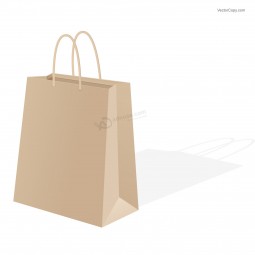 تصميم بسيط كرافت ورقة أكياس التسوق مع شعار مخصص