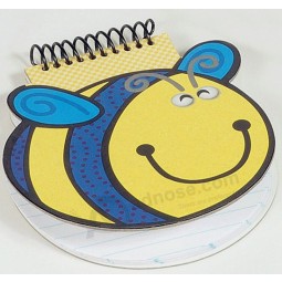 لطيف الكرتون النحل الشكل طفل مذكرة الوسادة (نب-009) للعرف مع الشعار الخاص بك