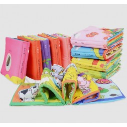 مخصص الحيوان الكتب القماش القماش للأطفال للعرف مع الشعار الخاص بك