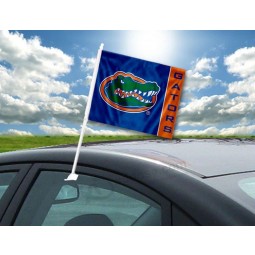الجملة مخصصة فريق الأعلام للسيارات مع نافذة السيارة العلم القطب