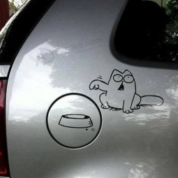 سيمونس القط مستوحاة سيارة الفينيل غطاء كاب ملصقا مضحك جدم أوري