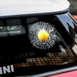 سيارة ستيريو سيارة 3d محاكاة محاكاة ساخرة محاكاة مع الإبداعية شخصية مضحك الزجاج ملصقات ملصقات السيارات الزخرفية