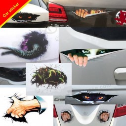 سيارة 3d هود الديكور الإبداعي التحديثية ملصقا الوفير سيارة ملصقا ل كتلة شخصية سيارة زين