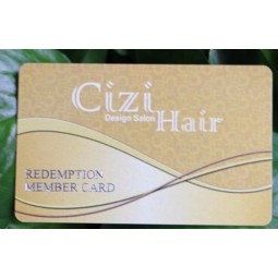 مخصص لامعة بك الذهب عضو بطاقات الأعمال ل صالون الشعر