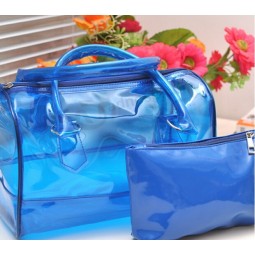 تخصيص الراقية الجديدة الصغيرة البلاستيكية الطازجة حقيبة مستحضرات التجميل حزمة شفافة