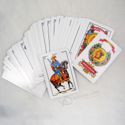50 بطاقات ورقة ورقة الاسبانية اللعب / نايبس