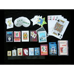 4 زوايا مخصصة ورقة لعبة البوكر بطاقات اللعب