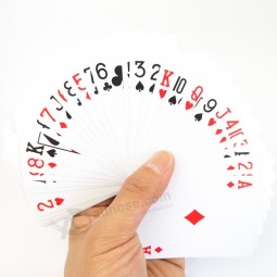 كازينو 100٪ جديد بك البلاستيكية لعبة البوكر بطاقات اللعب