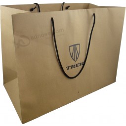مخصص كرافت ورقة حقيبة مع مقبض للتسوق