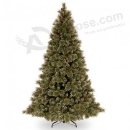 الجملة 7 قدم. تألق الصنوبر شجرة عيد الميلاد الاصطناعي مع أضواء المتوهجة التقليدية (my100.097.00)