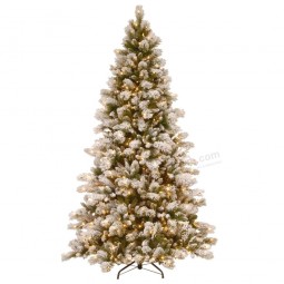 الجملة 7-1 / 2 قدم الثلج ويستوود الصنوبر يتوقف اصطناعية شجرة عيد الميلاد مع 650 أضواء واضحة (my100.085.00)