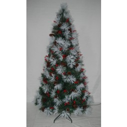 الجملة الاصطناعي شجرة عيد الميلاد مع سلسلة ضوء متعدد الألوان أدى الديكور (7sxa)