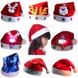 2017 منتجات جديدة عيد الميلاد سانتا قبعة للديكور المنزل