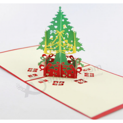 تصميم جديد الديكور ورقة عيد الميلاد هدية بطاقة 3d