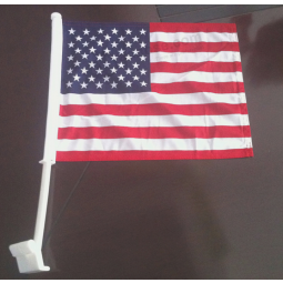 البوليستر الوطنية نافذة السيارة العلم العلم الأمريكي للبيع