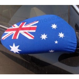 البوليستر سيارة الجناح مرآة أستراليا العلم غطاء التصميم